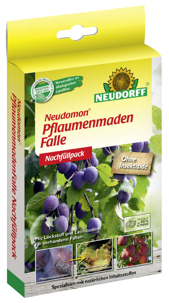 NEUDORFF Neudomon Pflaumenmaden-Falle Nachrüst-Set